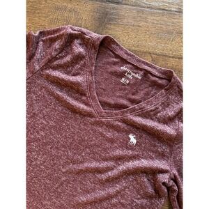 Abercrombie Kids Girls Sweater Top Long Sleeve Maroon, Size 15/16. EUC!